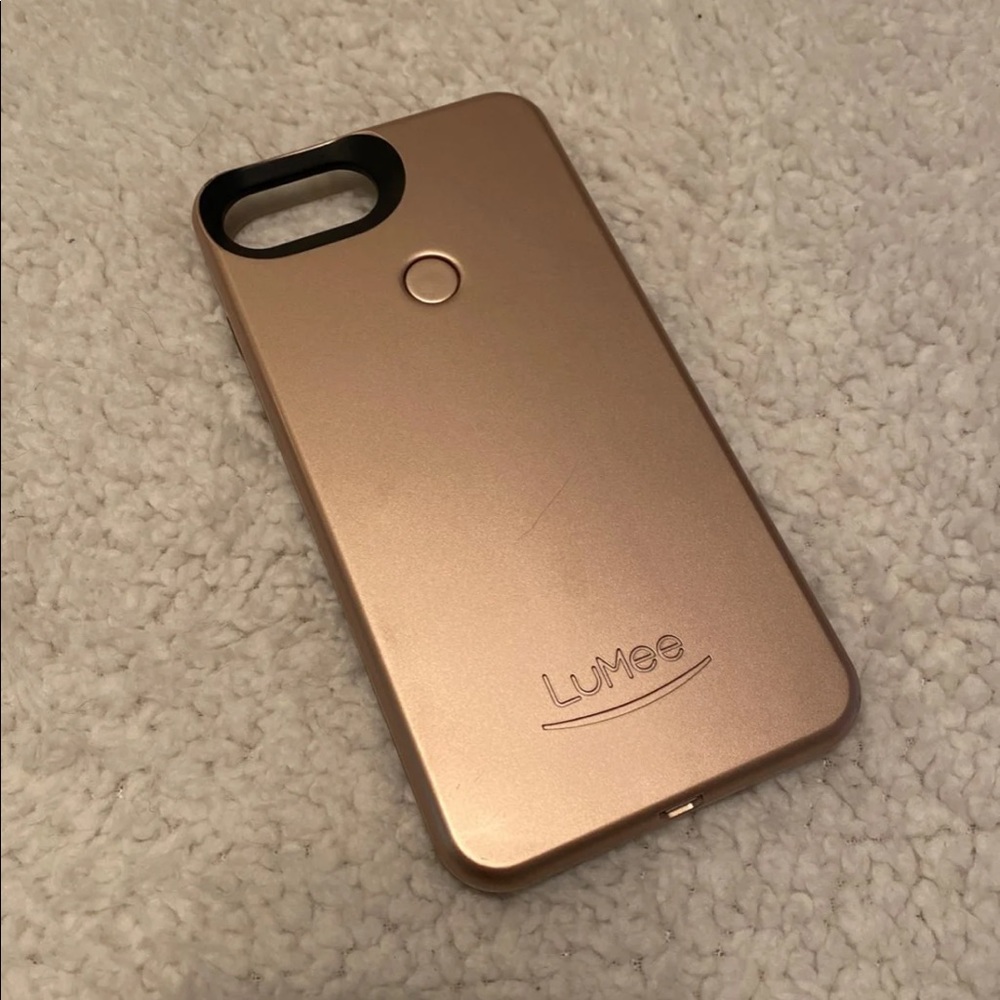 iPhone 7+ LuMee Case in Gold